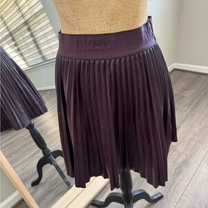 DKNY Women's Pleated Skirt - Purple‎ S
